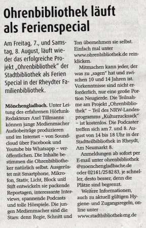 Extra Tipp 12.7.2020
