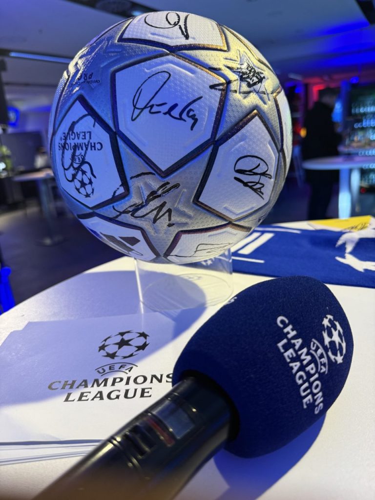 Moderator für die UEFA Champions League: Drittes Jahr als Master of Ceremony