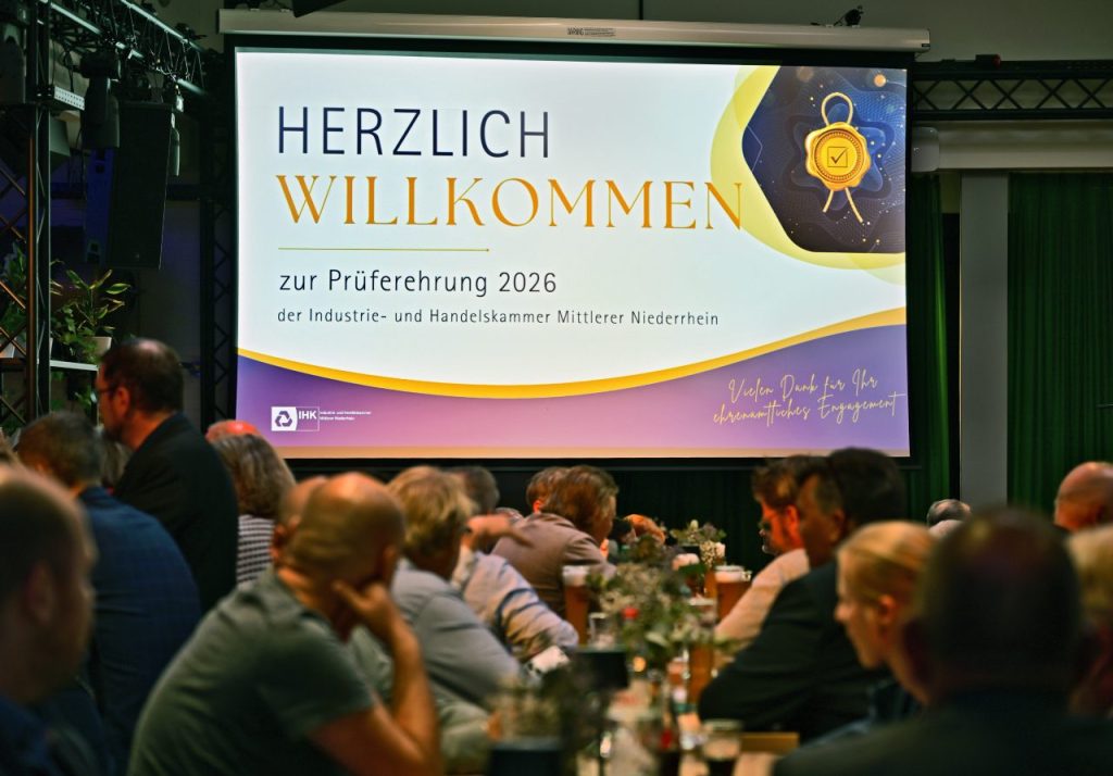 Moderation der IHK-Prüferehrung 2026 – Ehrenamt, das berufliche Bildung möglich macht