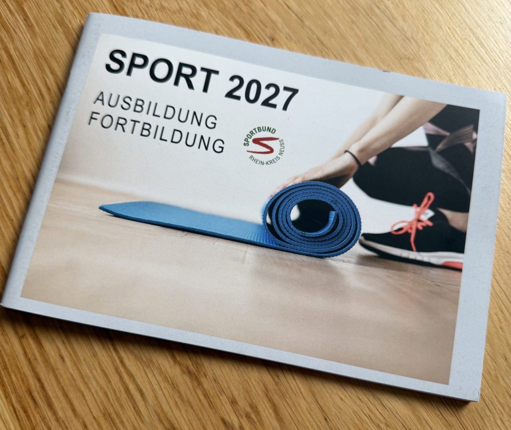 Zwei Fortbildungen, zwei Themenwelten: Als Referent beim Sportbund Rhein-Kreis Neuss